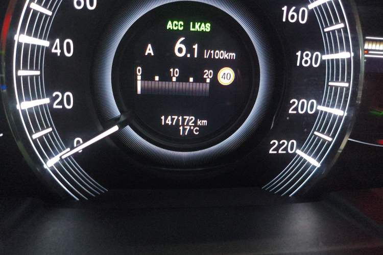 Used Honda Odyssey 2019 2.0L Rui-Zunxiang Edition Odometer Close Up
