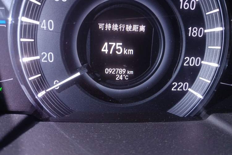Used Honda Odyssey 2019 2.0L Rui-Changxiang Edition Odometer Close Up