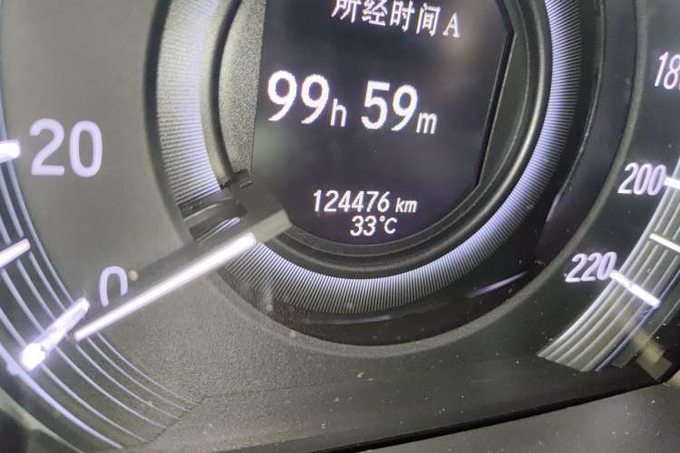 Used Honda Odyssey 2019 2.0L Rui-Zunxiang Edition Odometer Close Up