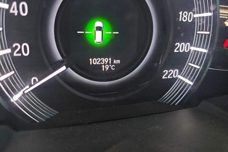 Used Honda Odyssey 2019 2.0L Rui-Zunxiang Edition Odometer Close Up