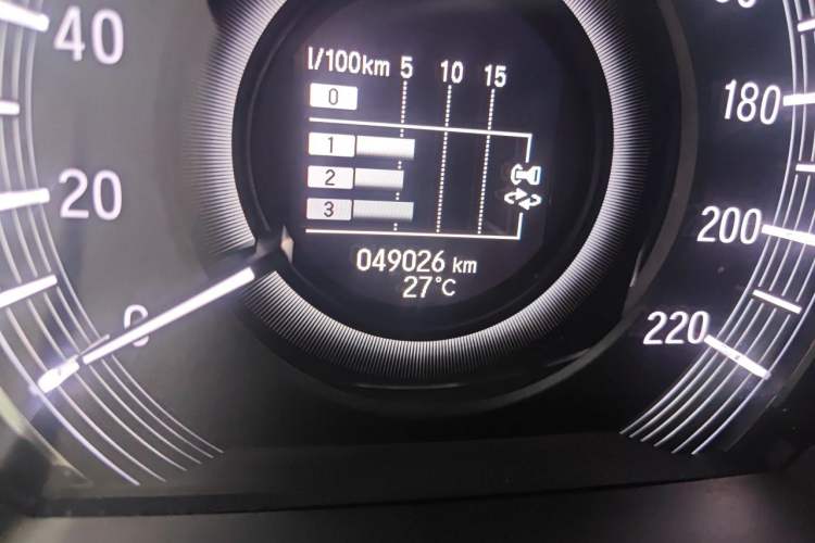 Used Honda Odyssey 2021 2.0L Rui·Comfort Edition Odometer Close Up