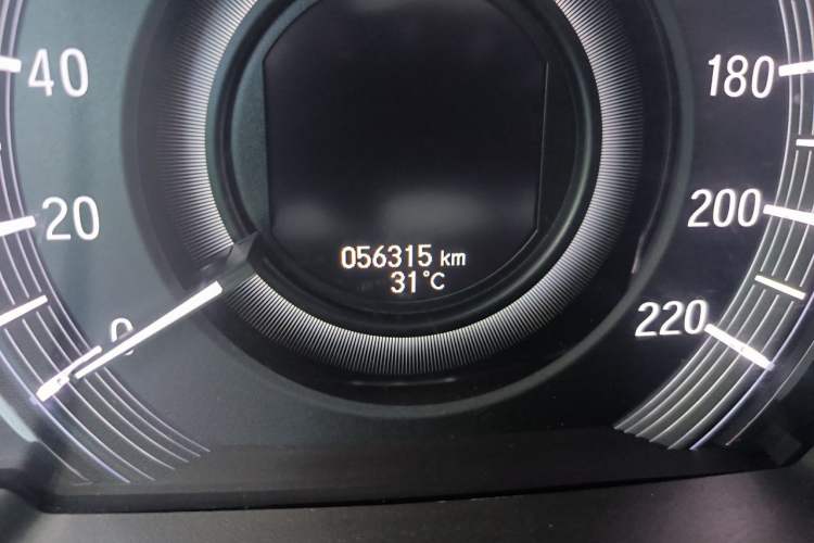 Used Honda Odyssey 2021 2.0L Rui·Comfort Edition Odometer Close Up
