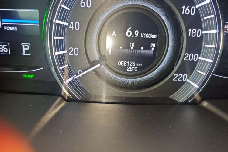 Used Honda Odyssey 2021 2.0L Rui-Changxiang Edition Odometer Close Up