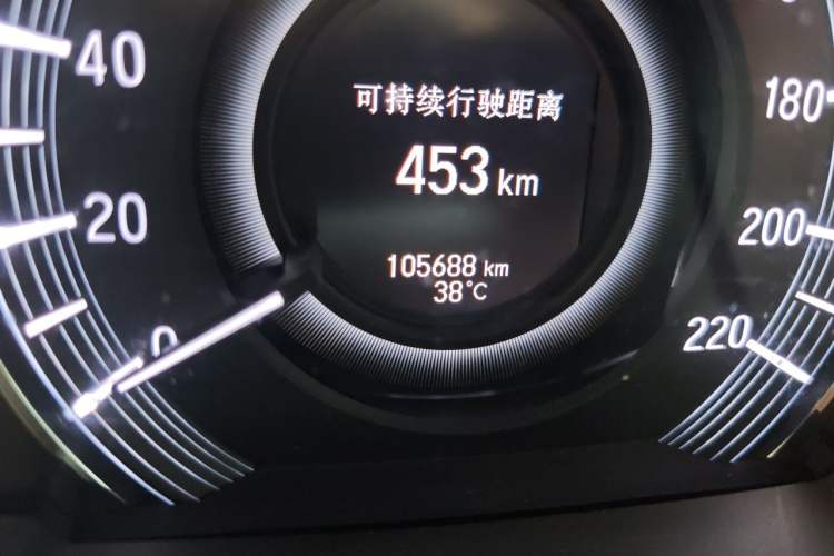 Used Honda Odyssey 2021 2.0L Rui·Comfort Edition Odometer Close Up