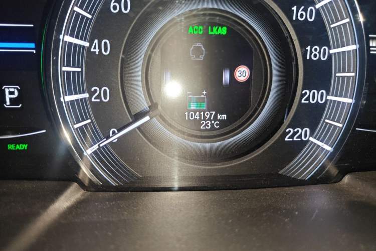 Used Honda Odyssey 2021 2.0L Rui-Changxiang Edition Odometer Close Up