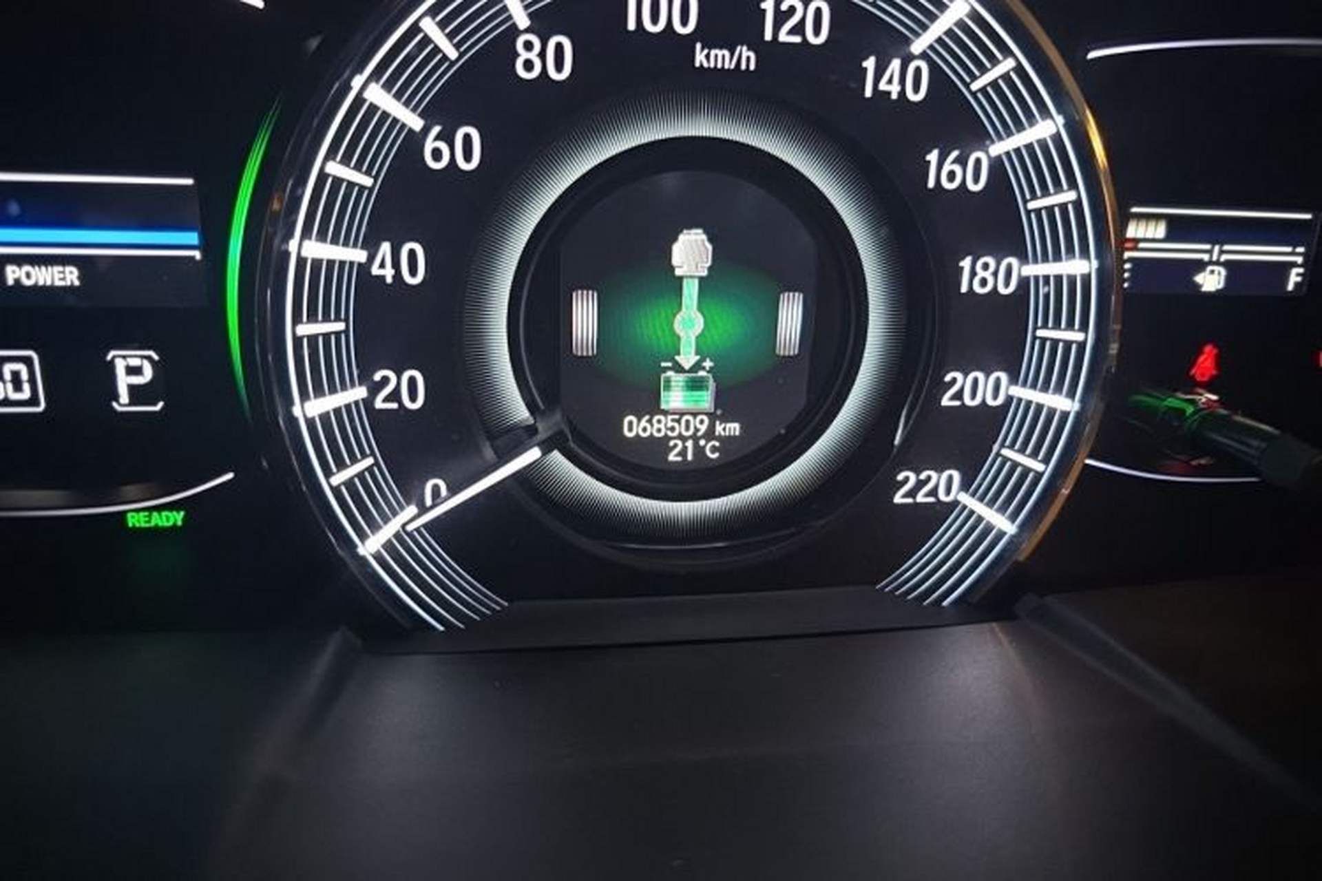 Used Honda Odyssey 2021 2.0L Rui·Comfort Edition Odometer Close Up