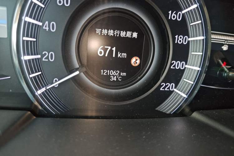 Used Honda Odyssey 2021 2.0L Rui-Changxiang Edition Odometer Close Up