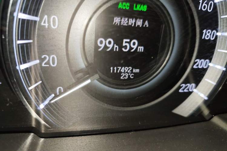 Used Honda Odyssey 2021 2.0L Rui·Luxury Edition Odometer Close Up