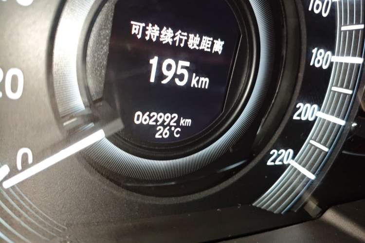 Used Honda Odyssey 2021 2.0L Rui·Comfort Edition Odometer Close Up