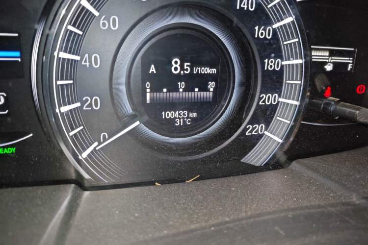Used Honda Odyssey 2021 2.0L Rui·Comfort Edition Odometer Close Up
