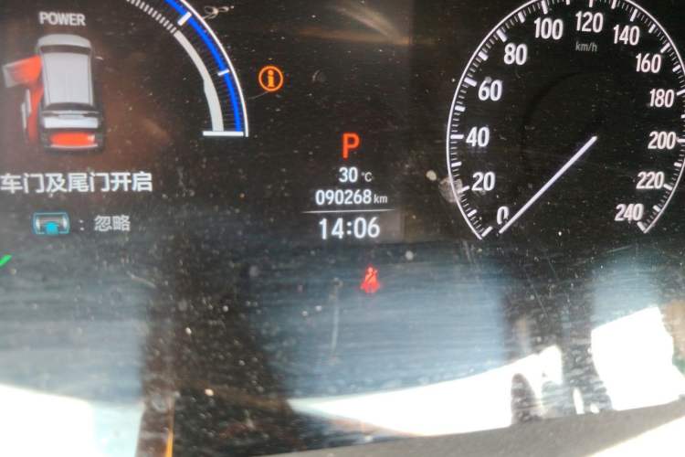 Used Honda Odyssey 2022 2.0L eHEV Sharp Enjoyment Edition Odometer Close Up