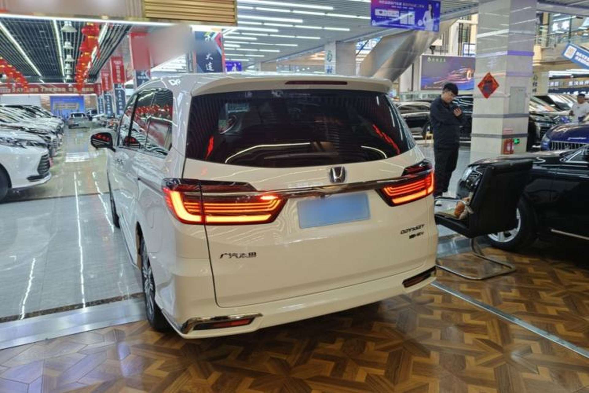 Used Honda Odyssey 2022 2.0L eHEV Sharp Enjoyment Edition Rear Left 45 Deg