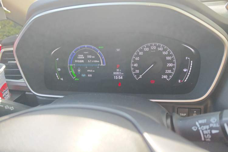 Used Honda Odyssey 2024 2.0L eHEV Sharp & Enjoy Edition Odometer Close Up