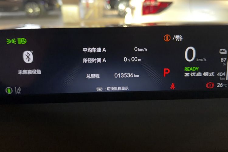 Used Honda P7 2025 Four-Wheel Drive Long-Range Max Odometer Close Up