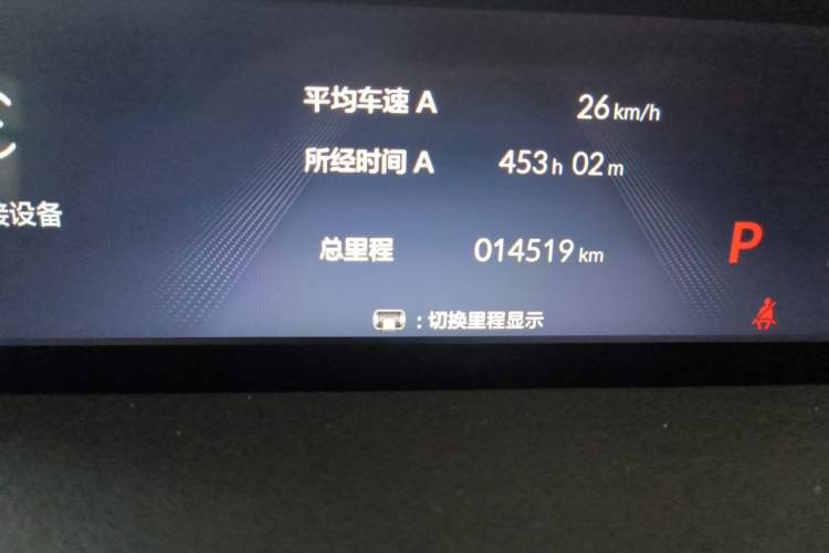 Used Honda S7 2025 Navigator Edition Odometer Close Up