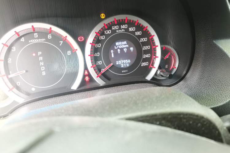 Used Honda Spirior 2009 2.4L TYPE-S Odometer Close Up