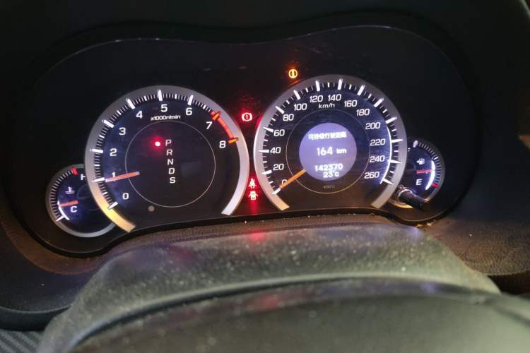 Used Honda Spirior 2009 2.4L Prestige Edition Odometer Close Up