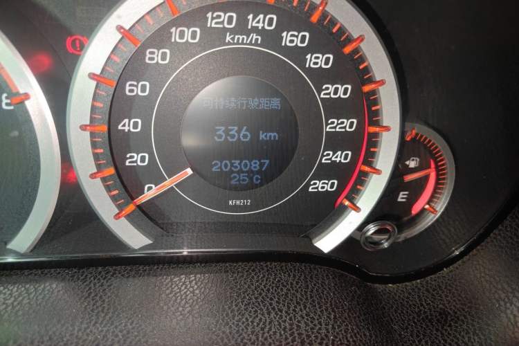 Used Honda Spirior 2009 2.4L TYPE-S NAVI Odometer Close Up