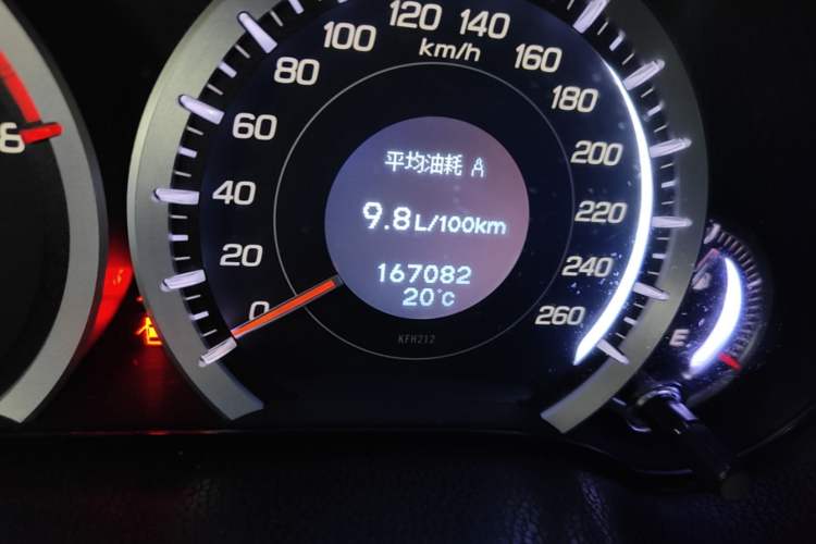 Used Honda Spirior 2009 2.4L Luxury Edition Odometer Close Up