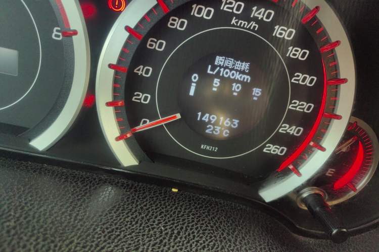 Used Honda Spirior 2009 2.4L TYPE-S NAVI Odometer Close Up