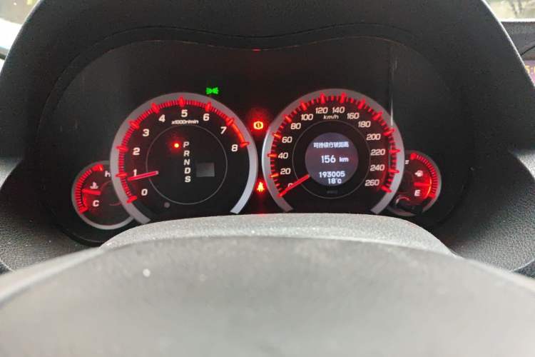 Used Honda Spirior 2009 2.4L Prestige Navigation Edition Odometer Close Up