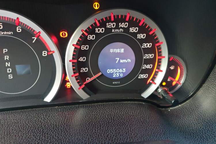 Used Honda Spirior 2009 2.4L Prestige Edition Odometer Close Up