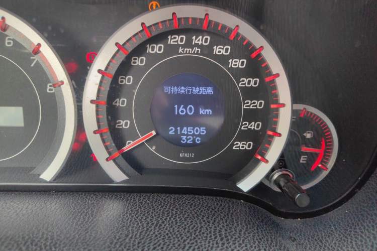 Used Honda Spirior 2009 2.4L TYPE-S NAVI Odometer Close Up