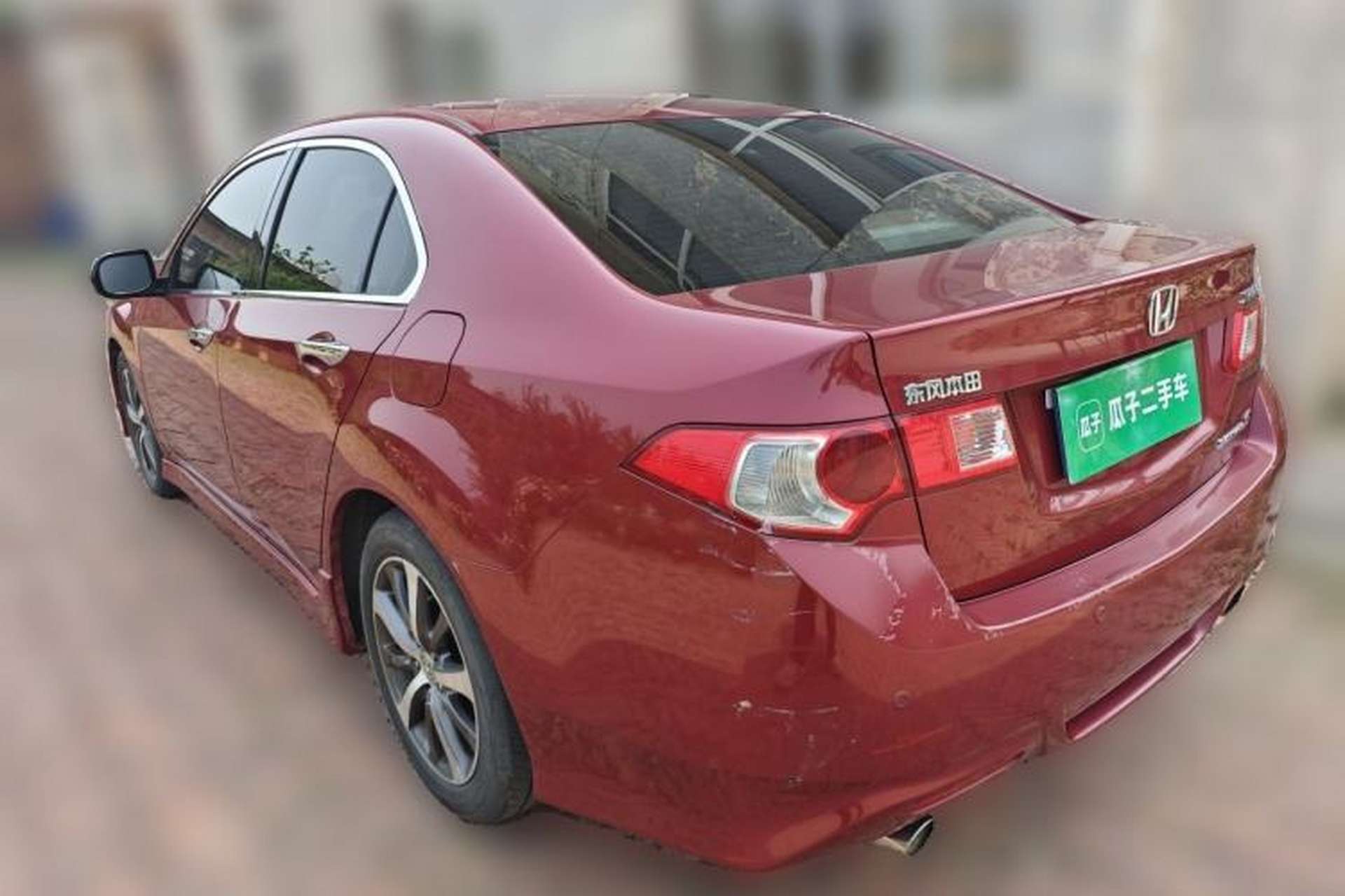 Used Honda Spirior 2009 2.4L TYPE-S Rear Left 45 Deg