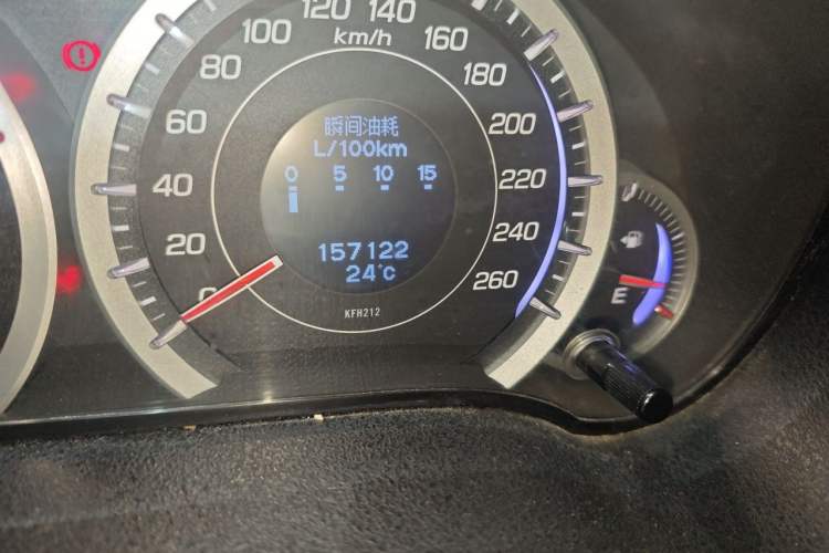 Used Honda Spirior 2009 2.4L Prestige Edition Odometer Close Up