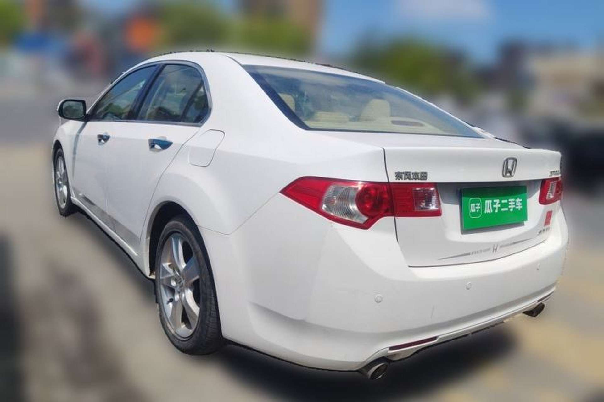 Used Honda Spirior 2009 2.4L Luxury Edition Rear Left 45 Deg