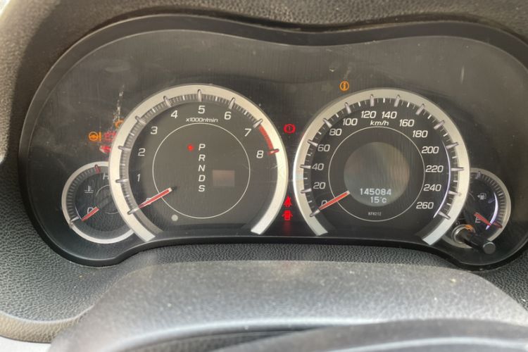 Used Honda Spirior 2013 2.4L Luxury Edition Odometer Close Up