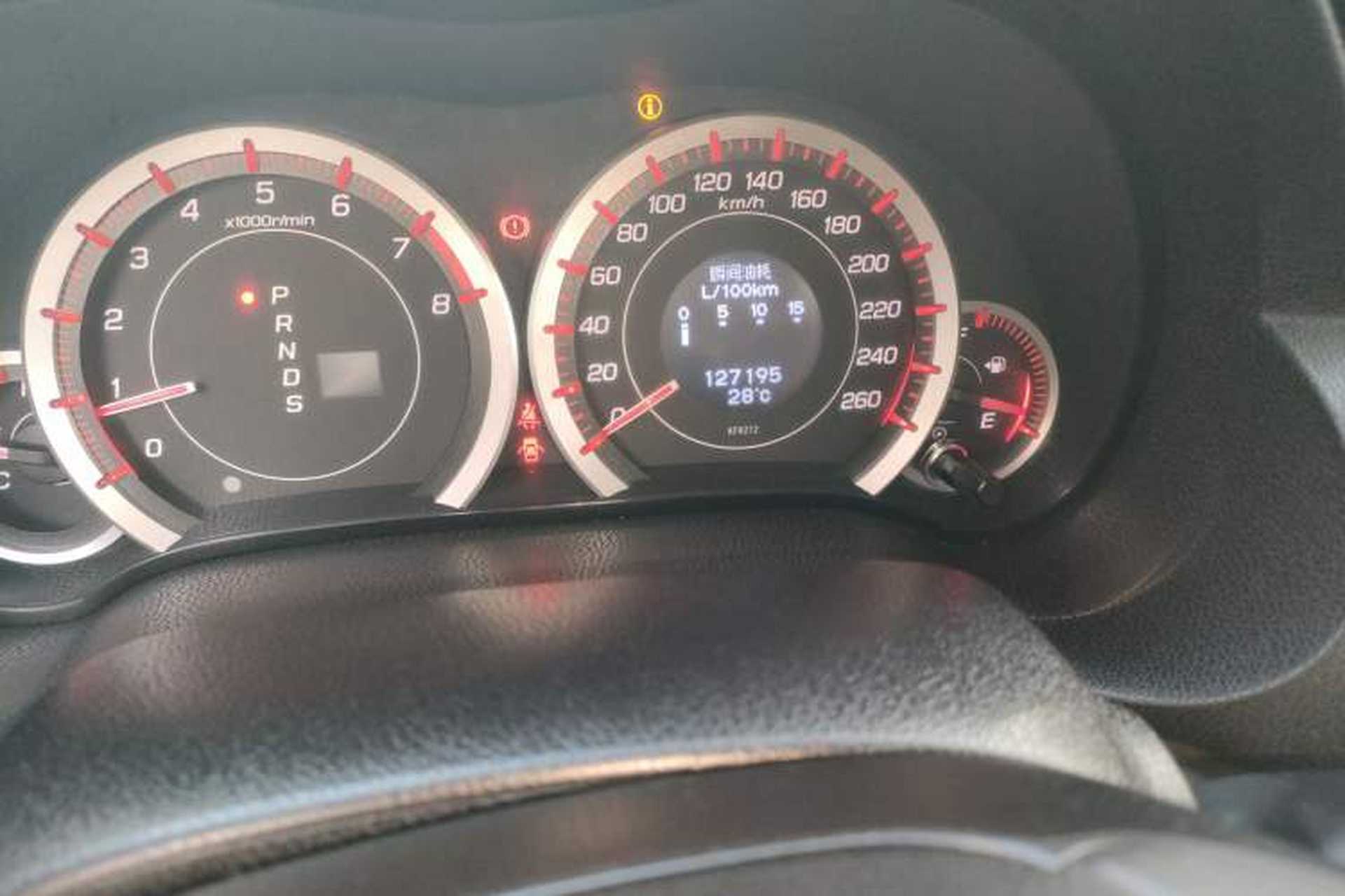 Used Honda Spirior 2013 2.4L TYPE-S Odometer Close Up