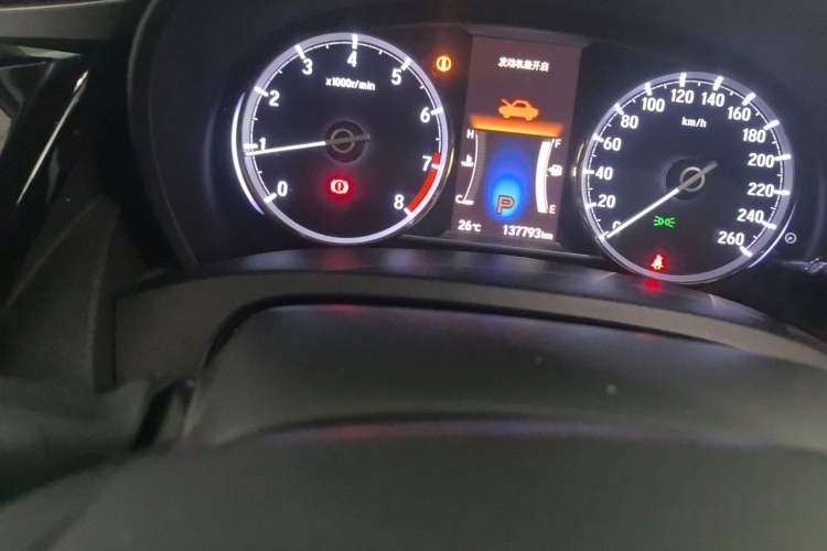 Used Honda Spirior 2015 2.4L Prestige Edition Odometer Close Up