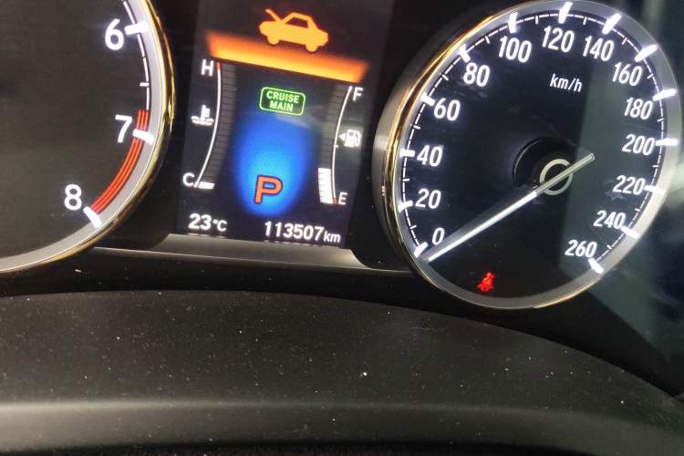Used Honda Spirior 2015 2.4L Luxury Edition Odometer Close Up