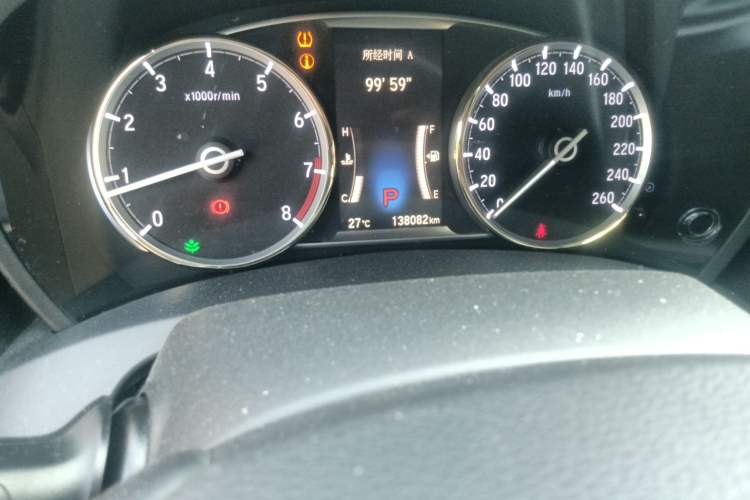 Used Honda Spirior 2015 2.0L Collector's Edition Odometer Close Up