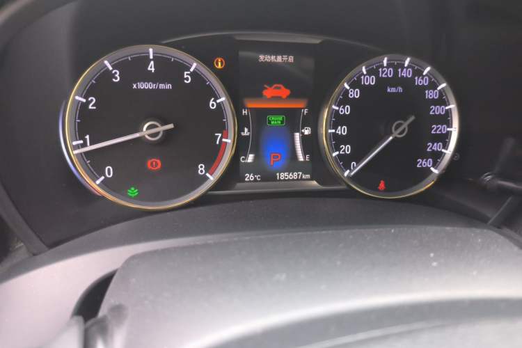 Used Honda Spirior 2015 2.0L Collector's Edition Odometer Close Up