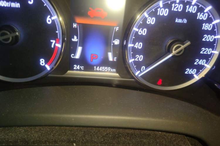 Used Honda Spirior 2015 2.4L Prestige Edition Odometer Close Up