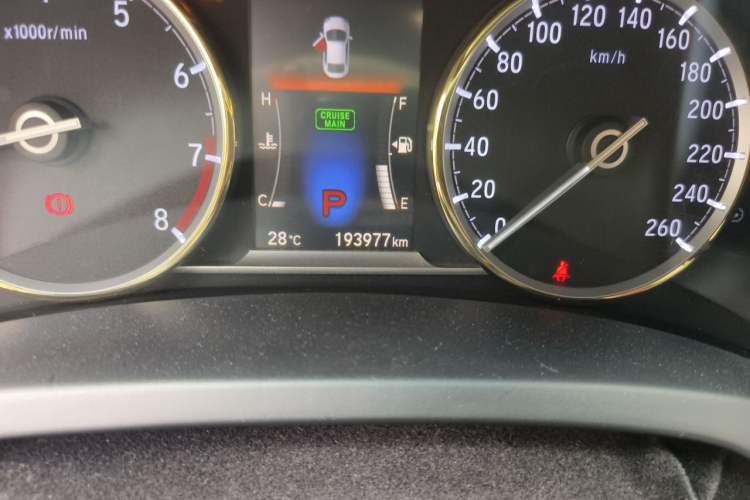 Used Honda Spirior 2015 2.4L Prestige Edition Odometer Close Up