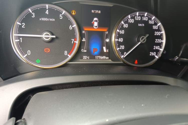 Used Honda Spirior 2015 2.0L Collector's Edition Odometer Close Up