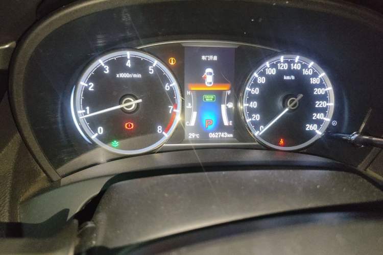 Used Honda Spirior 2015 2.0L Collector's Edition Odometer Close Up