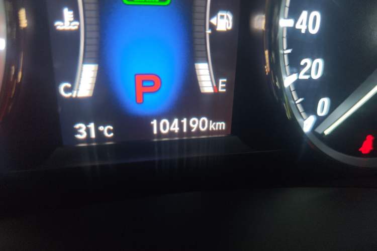 Used Honda Spirior 2015 2.0L Collector's Edition Odometer Close Up