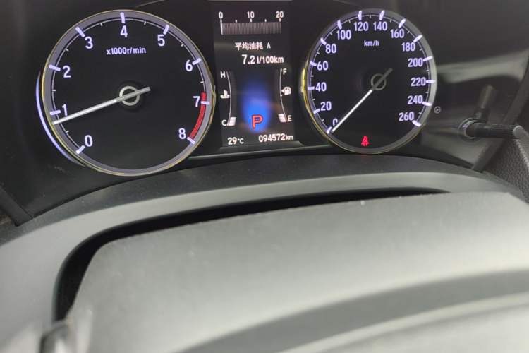 Used Honda Spirior 2017 2.0L Classic Edition Odometer Close Up