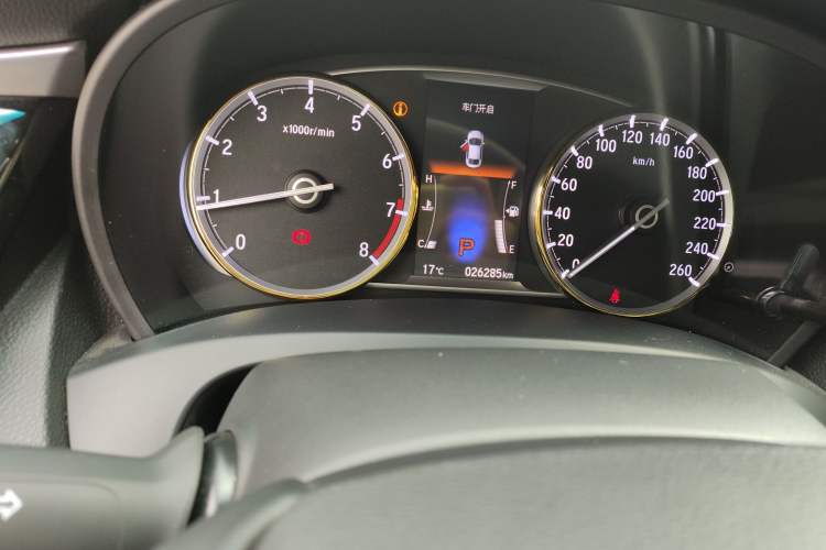 Used Honda Spirior 2017 2.4L Luxury Edition Odometer Close Up