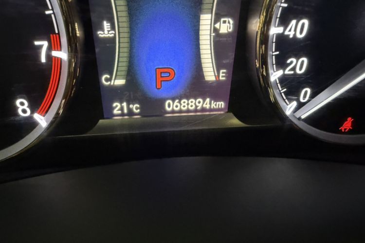 Used Honda Spirior 2017 2.4L Luxury Edition Odometer Close Up