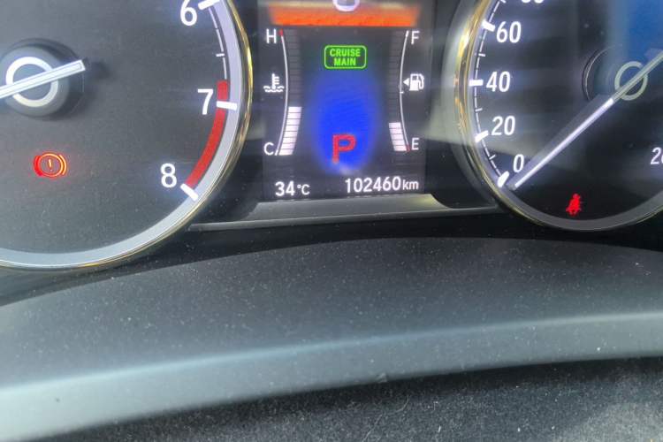 Used Honda Spirior 2017 2.0L Comfort Edition Odometer Close Up