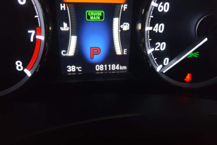 Used Honda Spirior 2017 2.0L Comfort Edition Odometer Close Up