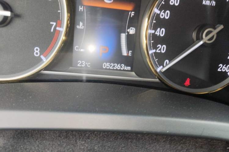 Used Honda Spirior 2017 2.4L Luxury Edition Odometer Close Up