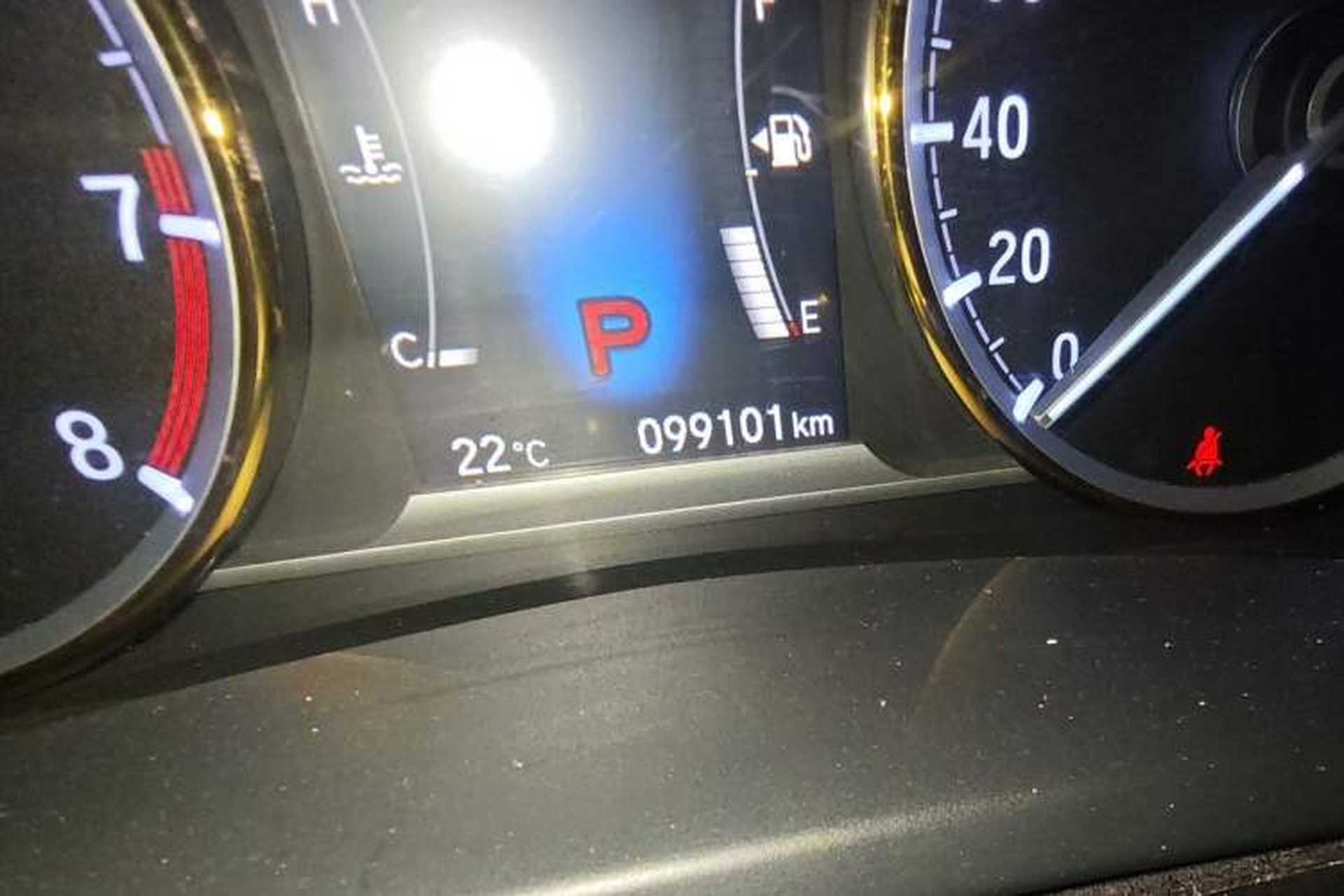 Used Honda Spirior 2017 2.0L Comfort Edition Odometer Close Up
