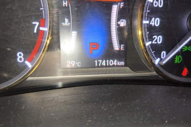 Used Honda Spirior 2017 2.4L Luxury Edition Odometer Close Up