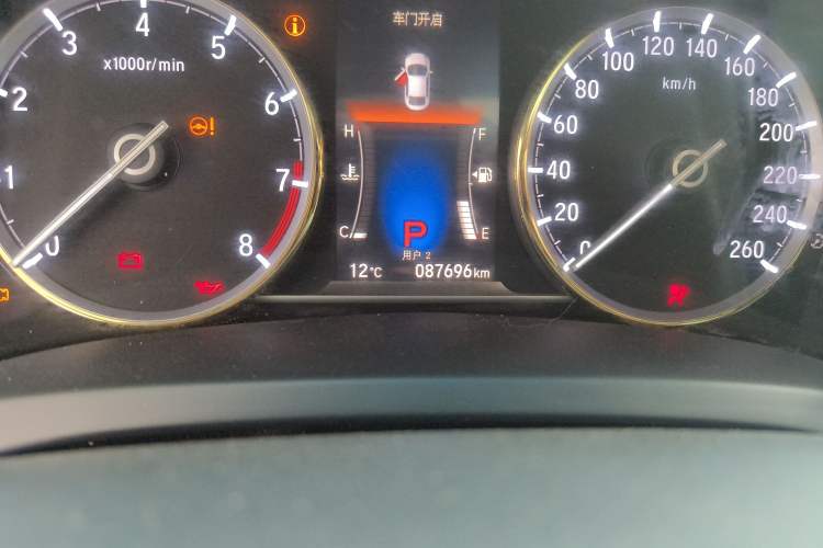 Used Honda Spirior 2017 2.4L Luxury Edition Odometer Close Up